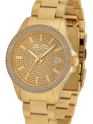 Jacques Lemans La Passion Ρολόι Μπαταρίας με Ροζ Χρυσό Μεταλλικό Μπρασελέ LP-129C