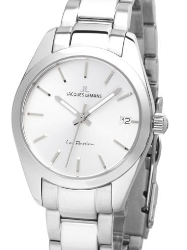 Jacques Lemans La Passion Ρολόι Μπαταρίας με Ασημί Μεταλλικό Μπρασελέ LP-132F