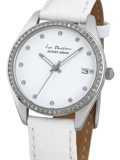 Jacques Lemans La Passion Roloi Batarias me Lefko Dermatino Louraki LP-133B