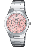 Casio Collection Roloi Batarias me Asimi Metalliko Brasele LTP-2069D-4AVEG