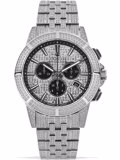 Louis XVI LXVI1122 Majeste Full Iced Chronograph Mens Watch 43mm 5ATM