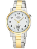 Master Time MTGA-10956-12M Mens Watch Radio Controlled Basic Bicolor 40mm 3ATM