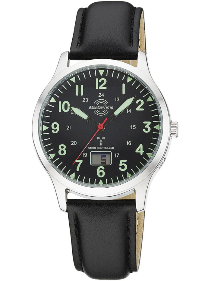 Master Time MTGA-10957-22L Mens Watch Radio Controlled Super Power Aviation 40mm 3ATM