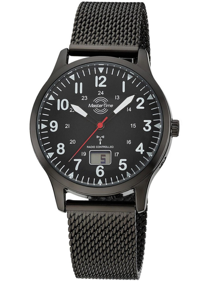 Master Time MTGA-10960-22M Mens Watch Radio Controlled Super Power Aviation 40mm 3ATM
