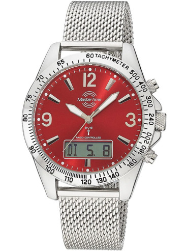 Master Time MTGA-10962-82M Mens Watch Sporty Big Date Chronograph 42mm 5ATM