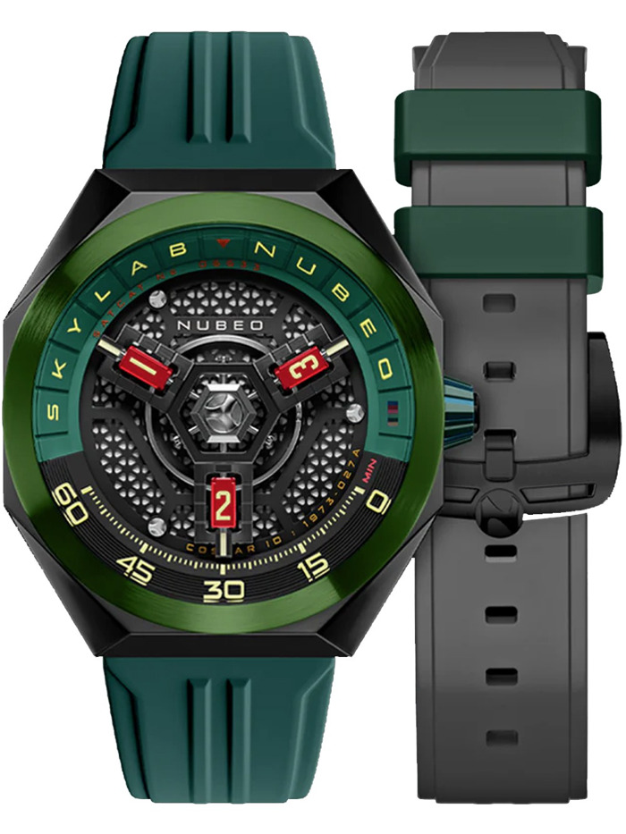 Nubeo Skylab Limited Andriko Roloi Aftomato me Prasino Kaoutsouk Louraki NB-6083-09