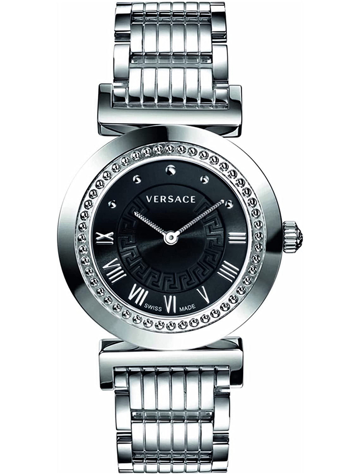 Versace Vanity Roloi Batarias me Asimi Metalliko Brasele P5Q99D009S099