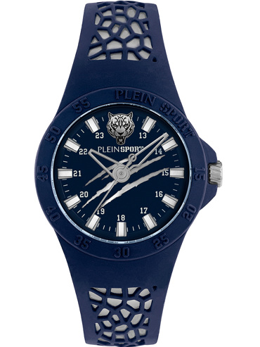 Plein Sport Thunderstorm Ρολόι Μπαταρίας με Μπλε Καουτσούκ Λουράκι PSBBA0223 Plein Sport Thunderstorm Ρολόι Μπαταρίας με Μπλε Καουτσούκ Λουράκι PSBBA0223