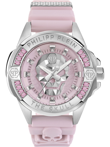 Philipp Plein High-Conic Ladies Ρολόι Μπαταρίας με Ροζ Καουτσούκ Λουράκι PWNAA1123