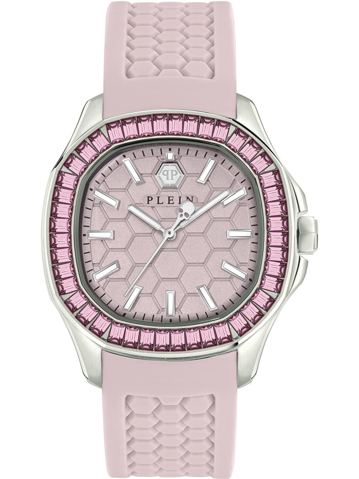 Philipp Plein Spectre Roloi Batarias me Roz Kaoutsouk Louraki PWTAA0123