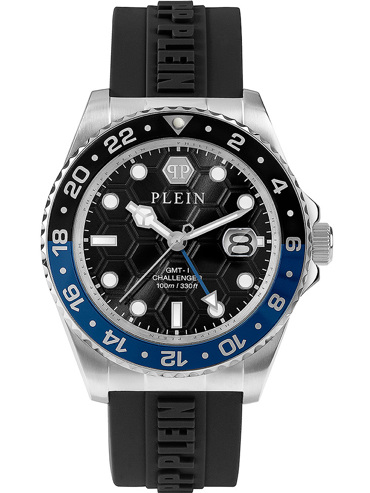 Philipp Plein Hyper Sport Ρολόι Μπαταρίας με Μαύρο Καουτσούκ Λουράκι PWYBA0123