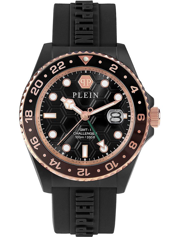 Philipp Plein Hyper Sport Roloi Batarias me Mavro Kaoutsouk Louraki PWYBA0823