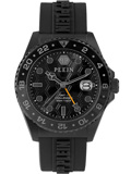 Philipp Plein Hyper Sport Roloi Batarias me Mavro Kaoutsouk Louraki PWYBA1023