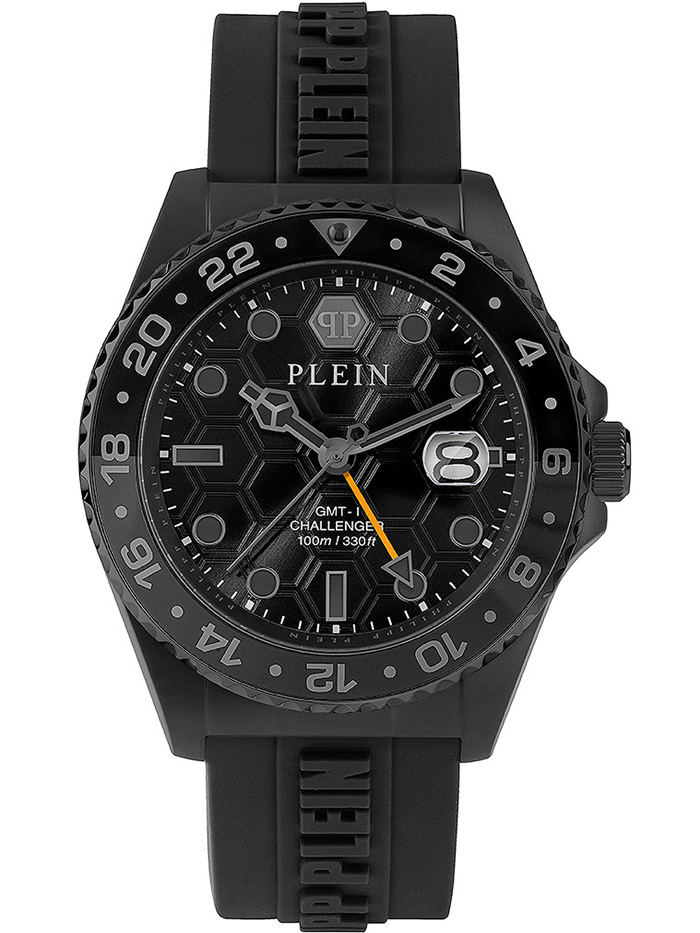 Philipp Plein Hyper Sport Roloi Batarias me Mavro Kaoutsouk Louraki PWYBA1023