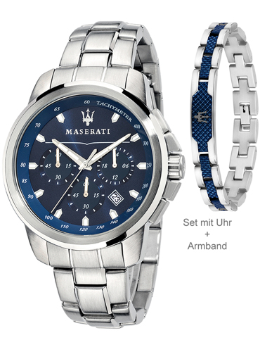 Maserati R8851121016 Successo Chronograph 44mm 5ATM