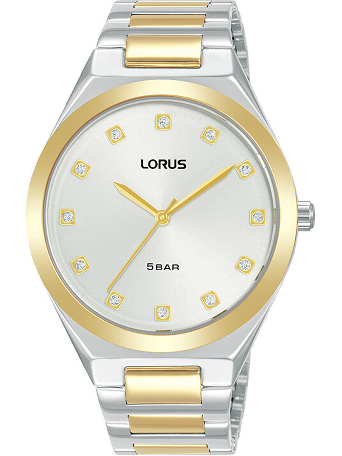 Lorus Fashion Roloi Batarias me Xruso / Asimi Metalliko Brasele RG202WX9