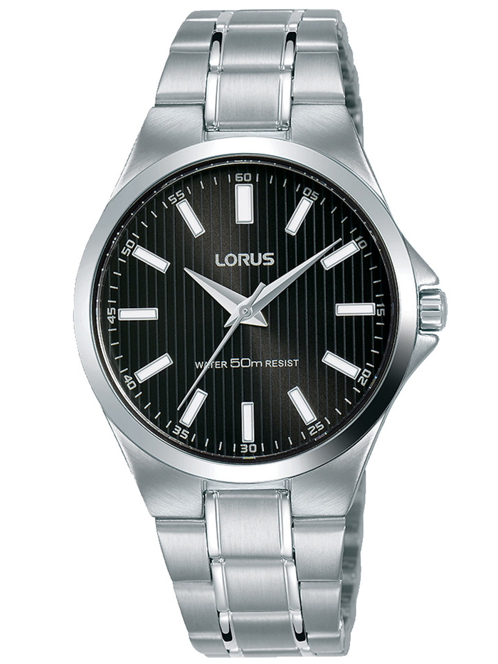 Lorus Classic Roloi Batarias me Asimi Metalliko Brasele RG229PX9