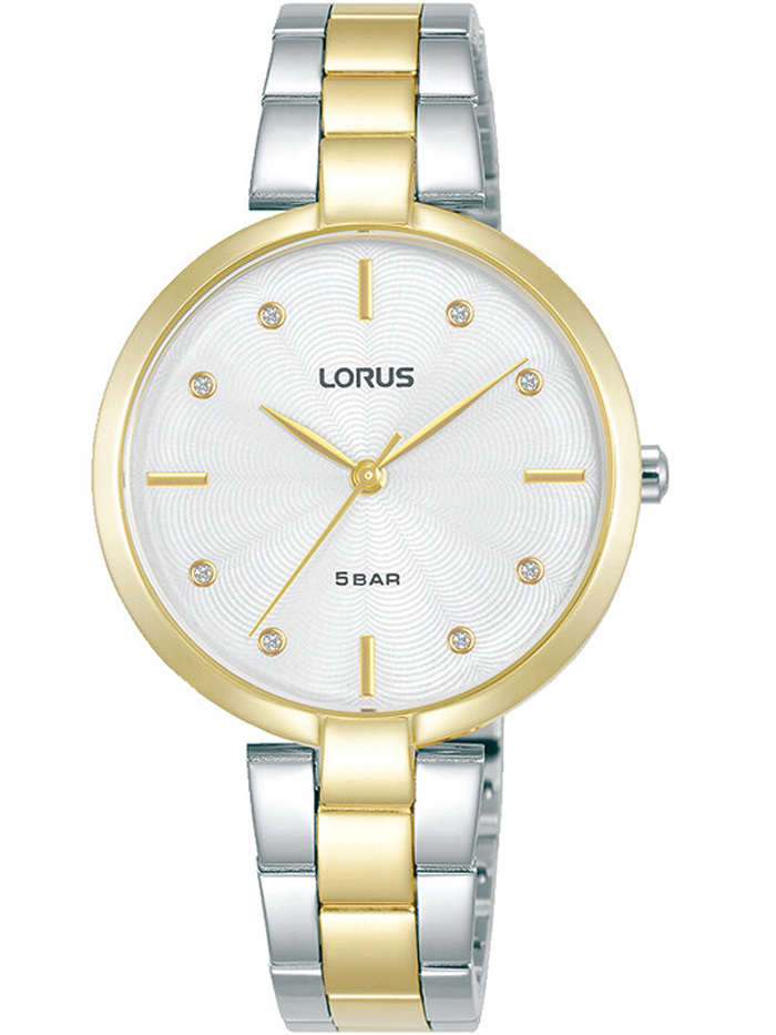 Lorus Roloi Batarias me Xruso / Asimi Metalliko Brasele RG234VX9