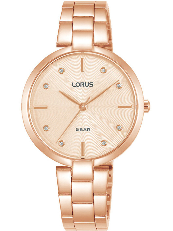 Lorus Roloi Batarias me Roz Xruso Metalliko Brasele RG240VX9