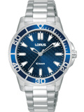 Lorus Sport Roloi Batarias me Asimi Metalliko Brasele RG249VX9