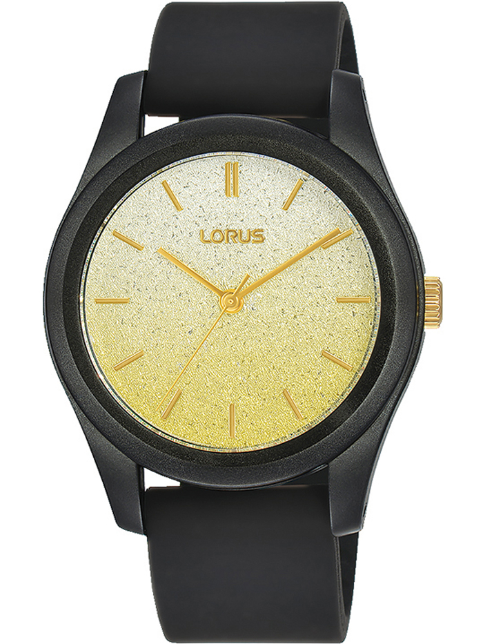 Lorus Roloi Batarias me Mavro Kaoutsouk Louraki RG269TX9