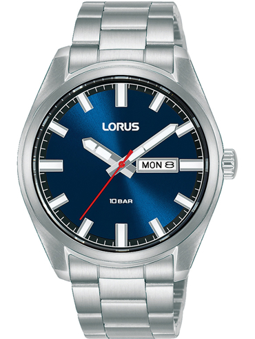 Lorus Sport Ρολόι Μπαταρίας με Ασημί Μεταλλικό Μπρασελέ RH349AX9