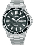 Lorus Sport Roloi Batarias me Asimi Metalliko Brasele RH355AX9