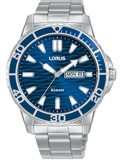 Lorus Sport Roloi Batarias me Asimi Metalliko Brasele RH357AX9