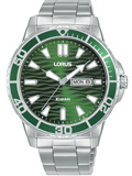 Lorus Sport Roloi Batarias me Asimi Metalliko Brasele RH359AX9