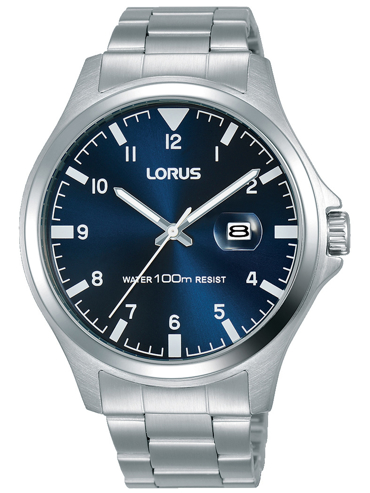 Lorus Classic Ρολόι Μπαταρίας με Ασημί Μεταλλικό Μπρασελέ RH963KX9