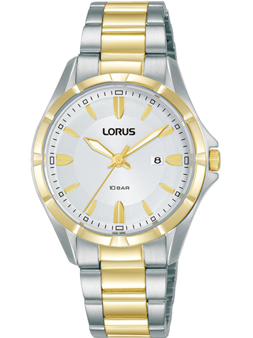 Lorus Sport Ρολόι Μπαταρίας με Χρυσό / Ασημί Μεταλλικό Μπρασελέ RJ252BX9