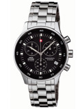 Swiss Military by Chrono Roloi Xronogafos Batarias me Asimi Metalliko Brasele SM30052.01