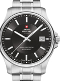 Swiss Military by Chrono Roloi Batarias me Asimi Metalliko Brasele SM30200.01