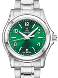 Swiss Military by Chrono Roloi Batarias me Asimi Metalliko Brasele SM34003.24