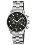 Swiss Military by Chrono Roloi Xronogafos Batarias me Asimi Metalliko Brasele SM34005.01