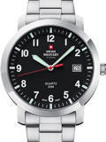 Swiss Military by Chrono Roloi Batarias me Asimi Metalliko Brasele SM34083.07