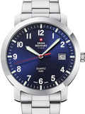 Swiss Military by Chrono Roloi Batarias me Asimi Metalliko Brasele SM34083.09