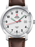 Swiss Military by Chrono Roloi Batarias me Kafe Dermatino Louraki SM34083.11