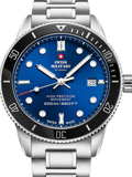 Swiss Military by Chrono Diver Roloi Batarias me Asimi Metalliko Brasele SM34088.02