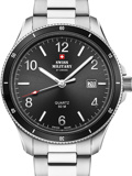 Swiss Military by Chrono Roloi Batarias me Asimi Metalliko Brasele SM34096.01