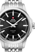 Swiss Military by Chrono Classic Roloi Batarias me Asimi Metalliko Brasele SM34105.01