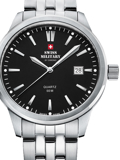 Swiss Military by Chrono Roloi Batarias me Asimi Metalliko Brasele SMP36009.01