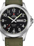 Swiss Military by Chrono Roloi Batarias me Prasino ufasmatino Louraki SMP36040.05