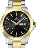 Swiss Military by Chrono Roloi Batarias me Xruso / Asimi Metalliko Brasele SMP36040.27