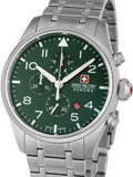 Swiss Military Hanowa Thunderbolt Roloi Xronogafos Batarias me Asimi Metalliko Brasele SMWGI0000404
