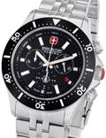 Swiss Military Hanowa Flagship X Roloi Xronogafos Batarias me Asimi Metalliko Brasele SMWGI2100701