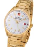 Swiss Military Hanowa Roadrunner Roloi Batarias me Xruso Metalliko Brasele SMWLH2200210