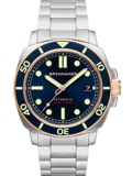Spinnaker Hull Diver Roloi Aftomato me Asimi Metalliko Brasele SP-5088-55