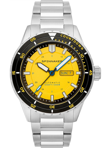 Spinnaker Hass Diver Ρολόι Αυτόματο με Ασημί Μεταλλικό Μπρασελέ SP-5099-33