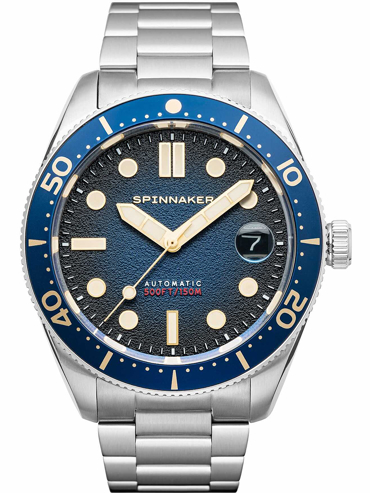 Spinnaker Croft Ρολόι Αυτόματο με Ασημί Μεταλλικό Μπρασελέ SP-5100-22
